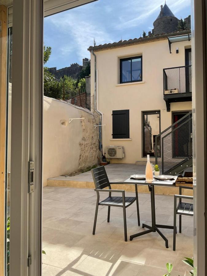 Ma Pierre A L'Edifice, Face A La Cite Vue Sublime, Studio Avec Terrasse Carcassonne Ngoại thất bức ảnh